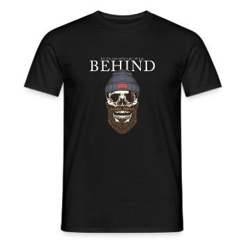 Marin avec barbe à celui qui a tout laissé derrière lui - T-shirt homme - noir - Devant - AI Model Male 178 light (178cm)
