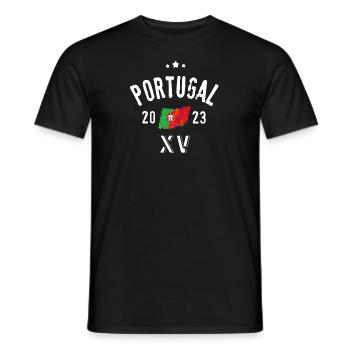 Sth Africa XV Rugby-Nationalmannschaft - Männer T-Shirt - Schwarz - Vorne - AI Model Male 178 light (178cm)