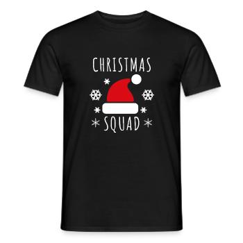 Christmas Squad - Men's T-Shirt - black - Front - AI Model Male 178 light (178cm)
