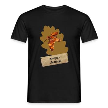OBV - Scolopax Rusticola # 11 Tarnmundstück - Männer T-Shirt - Schwarz - Vorne - AI Model Male 178 light (178cm)
