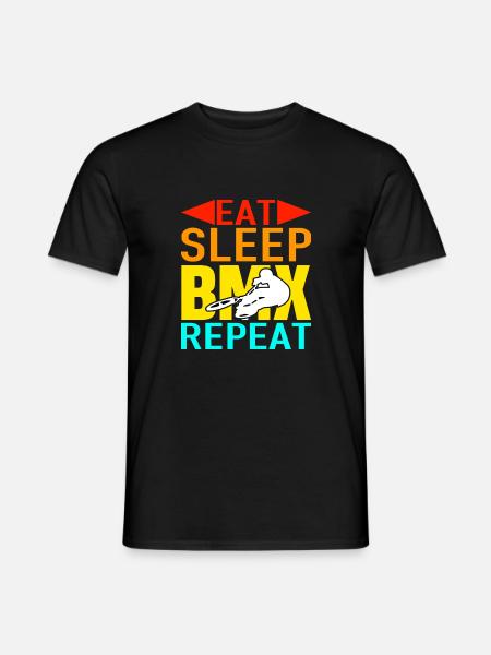 BMX, Sport, freestyle, rad, cadeau idee - Heren T-shirt - zwart