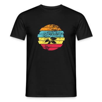 Rose - T-shirt homme - noir - Devant - AI Model Male 178 light (178cm)