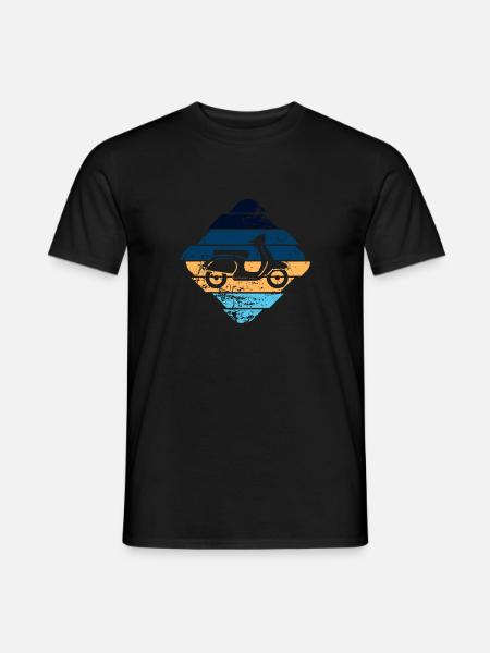 Mobylette - T-shirt homme - noir