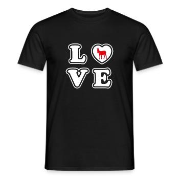 ass - Men's T-Shirt - black - Front - AI Model Male 178 light (178cm)