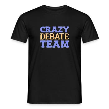 Debattieren Debatte Argumentieren - Männer T-Shirt - Schwarz - Vorne - AI Model Male 178 light (178cm)