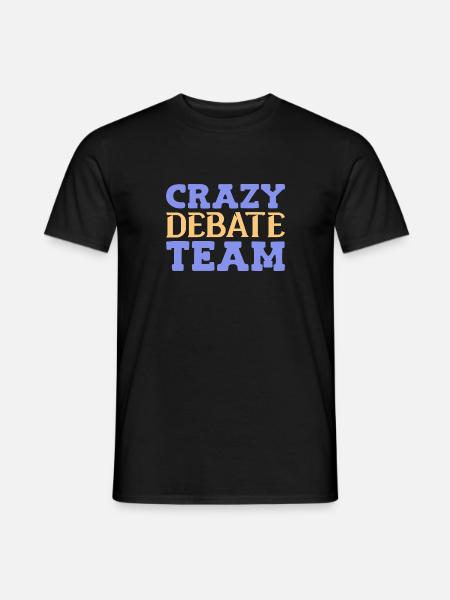Debating Debate Arguing - Men's T-Shirt - black