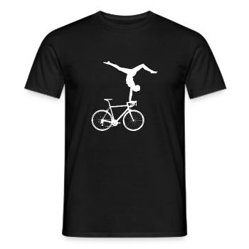 Roue de l’art - T-shirt homme - noir - Devant - AI Model Male 178 light (178cm)