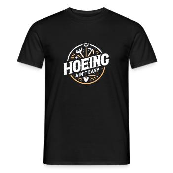 Hacken ist nicht einfach - Männer T-Shirt - Schwarz - Vorne - AI Model Male 178 light (178cm)