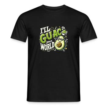 I'll Guac Your World - Männer T-Shirt - Schwarz - Vorne - AI Model Male 178 light (178cm)