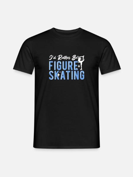 Figure skating - Men's T-Shirt - black