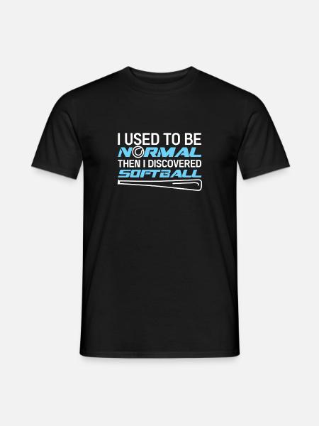 Softball - Men's T-Shirt - black