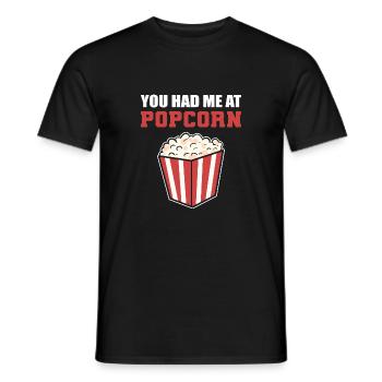 Moi à Popcorn Moviegoers Poison - T-shirt homme - noir - Devant - AI Model Male 178 light (178cm)