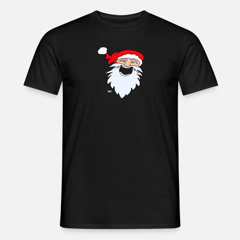 Weihnachtsmann - Männer T-Shirt - Schwarz