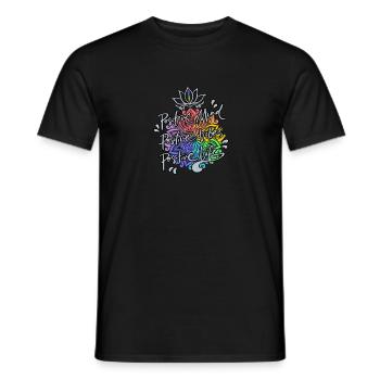 Positive thinking - Men's T-Shirt - black - Front - AI Model Male 178 light (178cm)