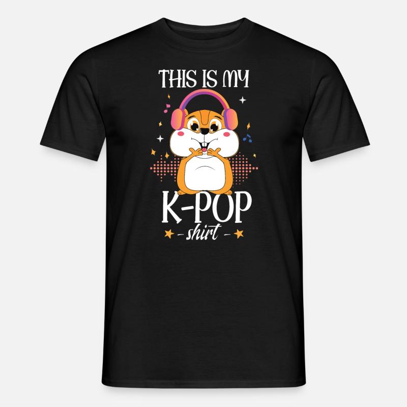 Hamster K-Pop - Men’s T-shirt - black