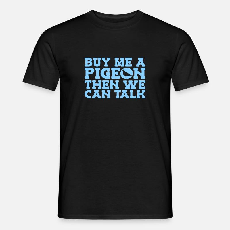 Taube - Männer T-Shirt - Schwarz