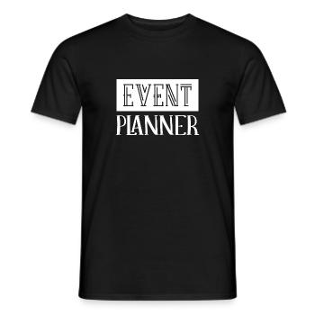 Event Manager Event Event Manager - Men's T-Shirt - black - Front - AI Model Male 178 light (178cm)
