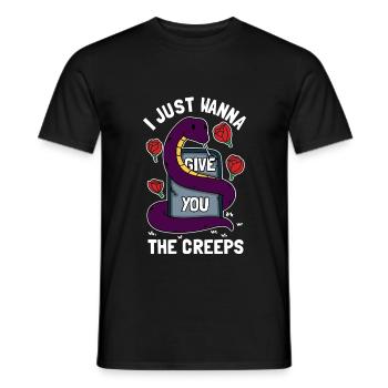 Pastel Goth Creepy Vibe - Men's T-Shirt - black - Front - AI Model Male 178 light (178cm)