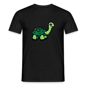 Tortue 3 - T-shirt homme - noir - Devant - AI Model Male 178 light (178cm)