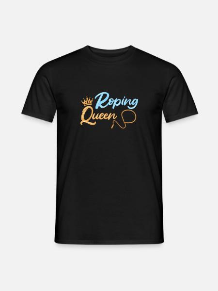 Team Roping - Männer T-Shirt - Schwarz