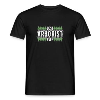 Bûcheron Bûcheron Tronçonneuse - T-shirt homme - noir - Devant - AI Model Male 178 light (178cm)