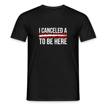 Herzinfarkt Überlebender - Männer T-Shirt - Schwarz - Vorne - AI Model Male 178 light (178cm)