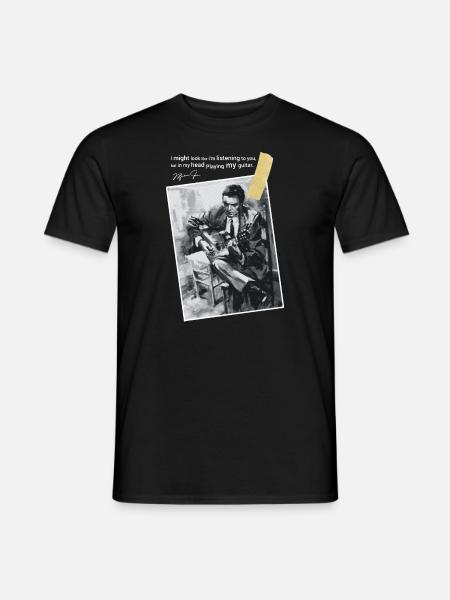 Guitarist guitarist play guitar gift - Men's T-Shirt - black