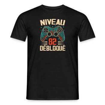 1942 82nd Birthday Gifts, 82 Year Adventure - Men's T-Shirt - black - Front - AI Model Male 178 light (178cm)