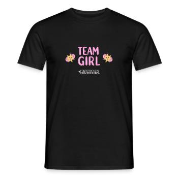 Gender Reveal Babyparty Geschlecht - Männer T-Shirt - Schwarz - Vorne - AI Model Male 178 light (178cm)
