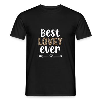 Beste Lovey Lovey Großmutter Wertschätzung Lovey - Männer T-Shirt - Schwarz - Vorne - AI Model Male 178 light (178cm)