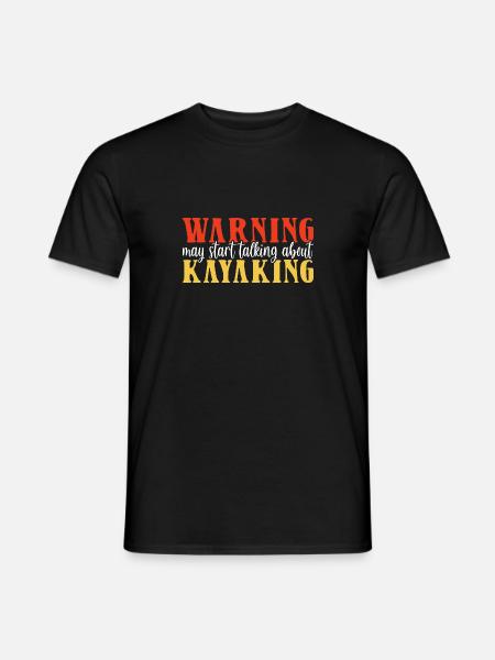 Kayak Kayaking - T-shirt homme - noir