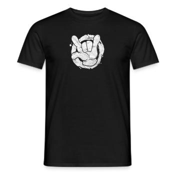 Punk Rock Roll Metal Festival Gift Music Party - Men's T-Shirt - black - Front - AI Model Male 178 light (178cm)
