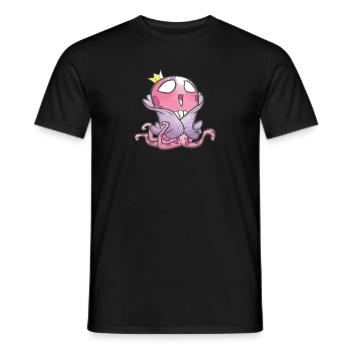 cadeau fille calmar princesse pieuvre - T-shirt homme - noir - Devant - AI Model Male 178 light (178cm)