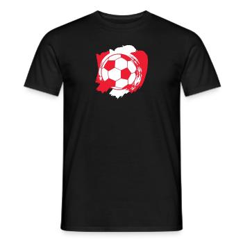 Peru Gift Soccer World Cup Lima - Men's T-Shirt - black - Front - AI Model Male 178 light (178cm)