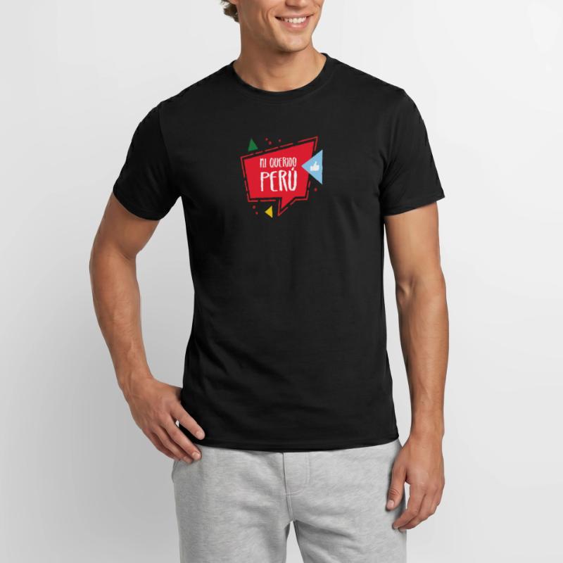 Spruch Geschenk Party Peru Cusco Lima Backpacker Männer T-Shirt