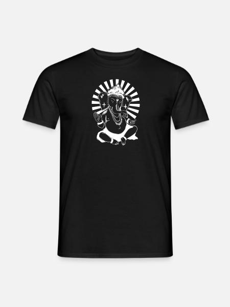 Yoga ganesha Mantra shanti Namaste shiva om Zen lo - T-shirt homme - noir