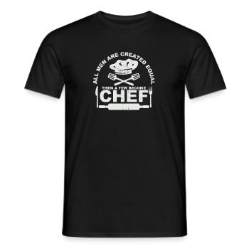 Chefkoch - Männer T-Shirt - Schwarz - Vorne - AI Model Male 178 light (178cm)