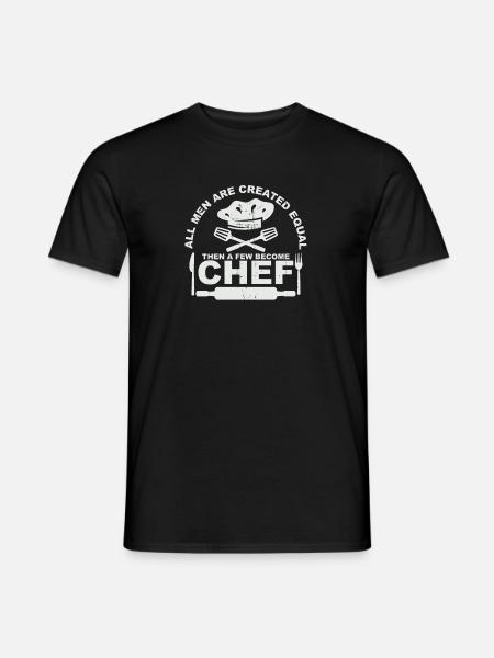 chef - Men's T-Shirt - black