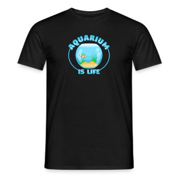 aquarium - T-shirt homme - noir - Devant - AI Model Male 178 light (178cm)