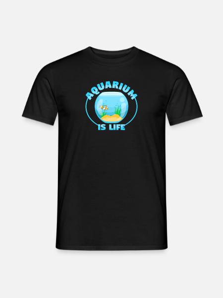 Aquarium - Men's T-Shirt - black
