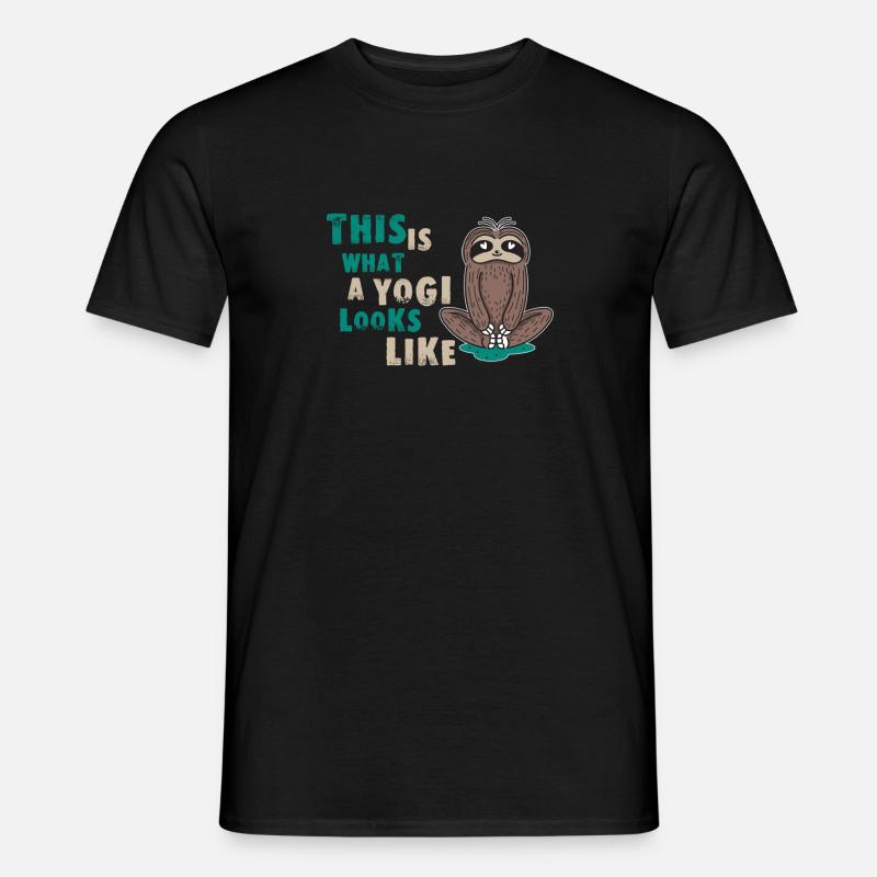 Pilates - Männer T-Shirt - Schwarz