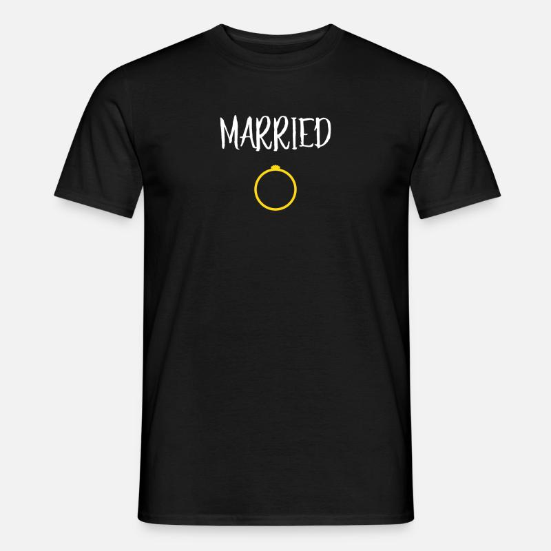 WEDDING - Men’s T-shirt - black