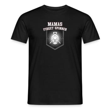 Mama's Fidget Spinner a l'air drôle. Cadeau. - T-shirt homme - noir - Devant - AI Model Male 178 light (178cm)