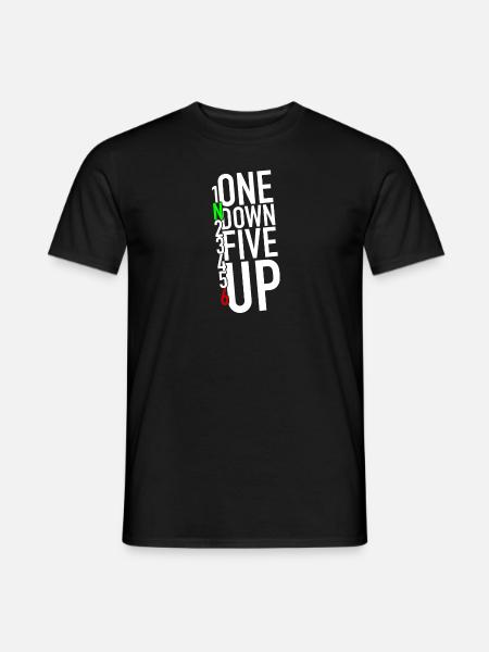 One down five up - 1N23456 - T-shirt homme - noir