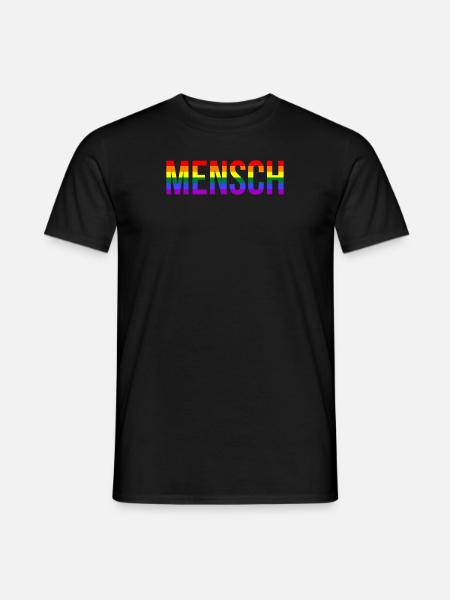LGBT Gay Pride Mensch Schwul Lesbisch Homosexuell - Männer T-Shirt - Schwarz