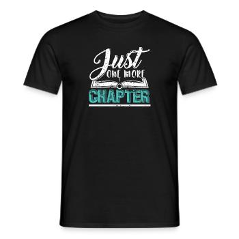 Juste un autre chapitre cadeau disant lire - T-shirt homme - noir - Devant - AI Model Male 178 light (178cm)
