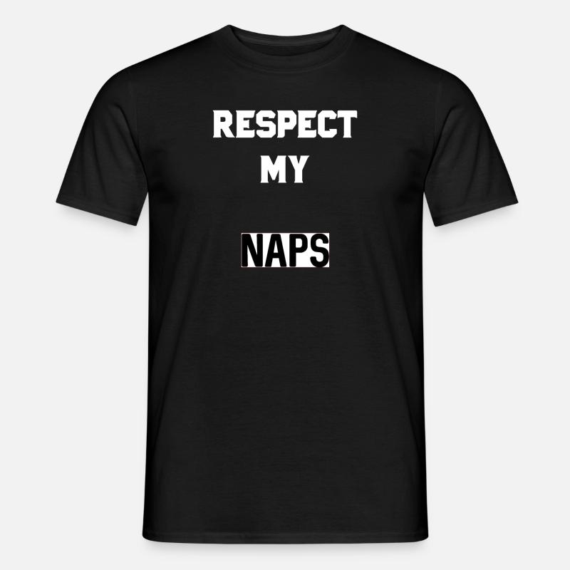 Nap - Männer T-Shirt - Schwarz