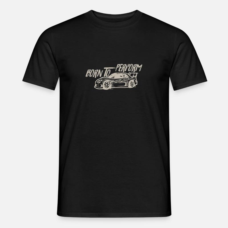 Auto - Männer T-Shirt - Schwarz