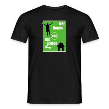JGA baccalauréat célibataire chemise de football - T-shirt homme - noir - Devant - AI Model Male 178 light (178cm)