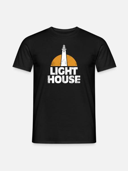 Bateau phare - T-shirt homme - noir